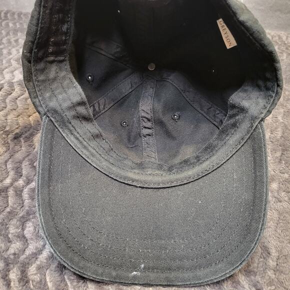 Greyson Clothiers Hat Cap Strap Back Mens One Size Black Cotton Adjustable - Picture 7 of 7